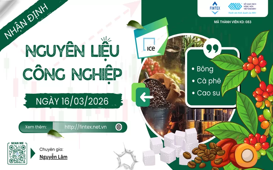 NHẬN ĐỊNH NGUYÊN LIỆU - CÔNG NGHIỆP NGÀY 16/03/2026